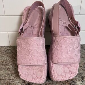 Coach Noelle terry platforms